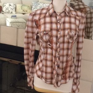 JOHNNY WAS VENICE BEACH TOP LIKE NEW